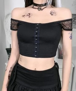 ALTERBABE CLOTHING Web Of Secrets Top