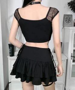 ALTERBABE CLOTHING Web Of Secrets Top