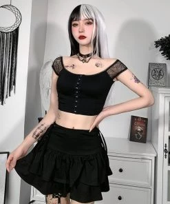 ALTERBABE CLOTHING Web Of Secrets Top