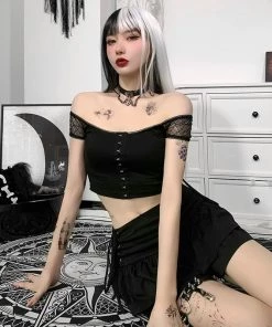 ALTERBABE CLOTHING Web Of Secrets Top