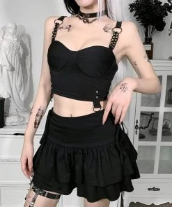 ALTERBABE Hardcore Spell Crop Top