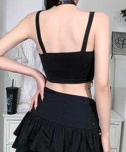 ALTERBABE Hardcore Spell Crop Top