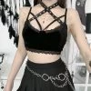 ALTERBABE CLOTHING Criss Cross Crop Top
