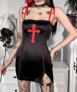 ALTERBABE Unholy Rituals Mini Dress CLOTHING