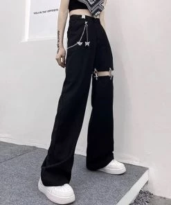 ALTERBABE Linked Up Cutout Pants CLOTHING