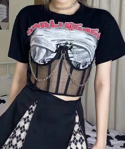 ALTERBABE Chain Reaction Corset Top CLOTHING