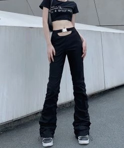 ALTERBABE Look At Me Buckle Pants