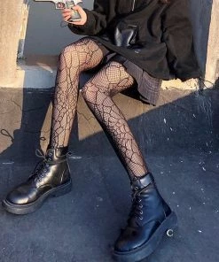 ALTERBABE ACCESSORIES Death Trap Web Stockings