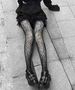 ALTERBABE ACCESSORIES Death Trap Web Stockings