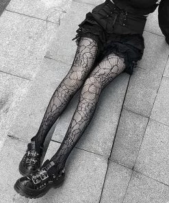 ALTERBABE ACCESSORIES Death Trap Web Stockings