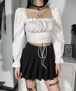 ALTERBABE Perfect Poetry Puff Sleeve Top CLOTHING