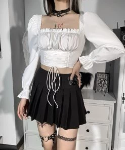 ALTERBABE Perfect Poetry Puff Sleeve Top CLOTHING