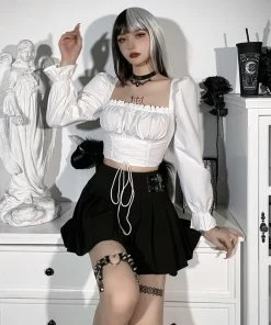 ALTERBABE Perfect Poetry Puff Sleeve Top CLOTHING