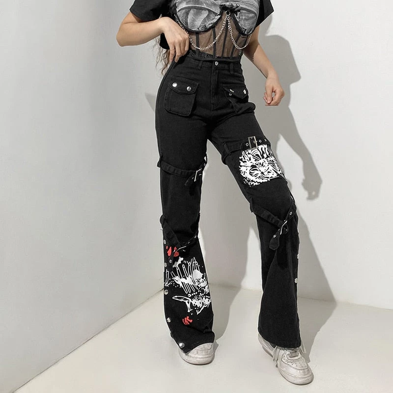 ALTERBABE CLOTHING Rules To Break Buckle Pants