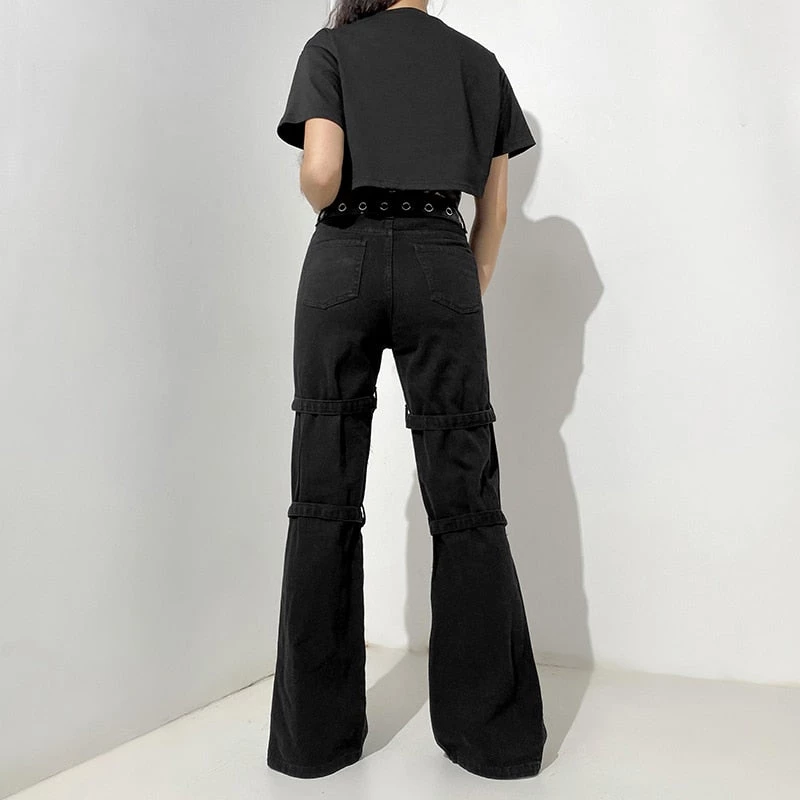 ALTERBABE CLOTHING Rules To Break Buckle Pants