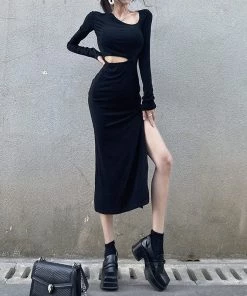 ALTERBABE Sinful Asymmetric Cutout Dress CLOTHING