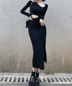 ALTERBABE Sinful Asymmetric Cutout Dress CLOTHING