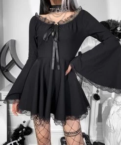 ALTERBABE CLOTHING Bad Romance Flare Sleeve Dress