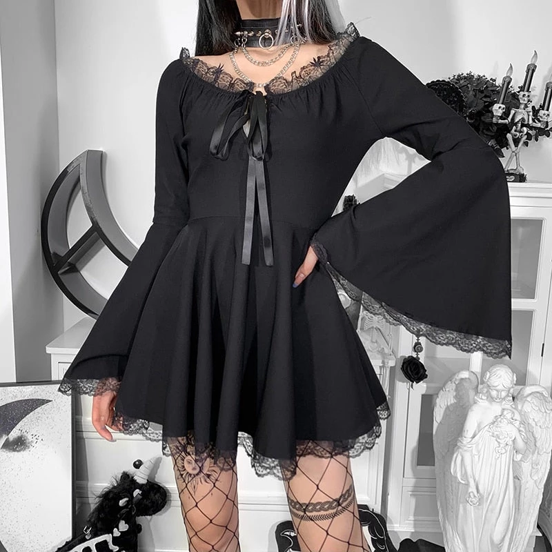 ALTERBABE CLOTHING Bad Romance Flare Sleeve Dress