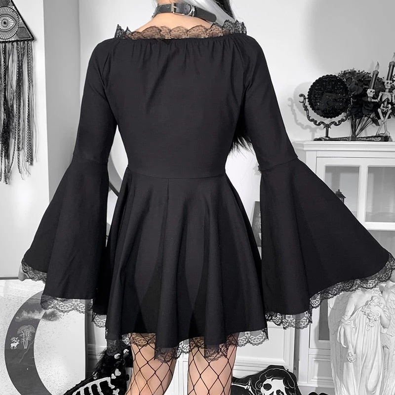 ALTERBABE CLOTHING Bad Romance Flare Sleeve Dress