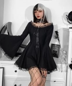 ALTERBABE CLOTHING Bad Romance Flare Sleeve Dress