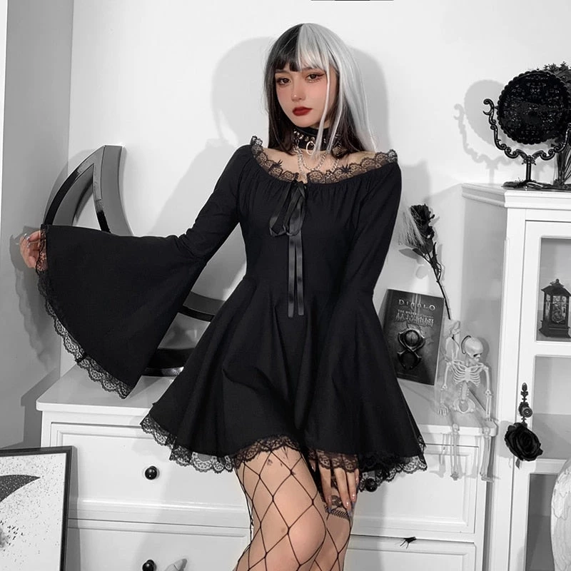 ALTERBABE CLOTHING Bad Romance Flare Sleeve Dress