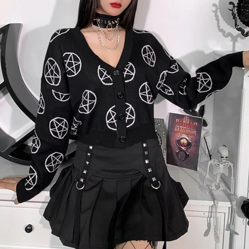 ALTERBABE Hocus Pocus Pentagram Cardigan CLOTHING