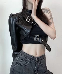 ALTERBABE CLOTHING No Mercy Shoulder Harness Shrug