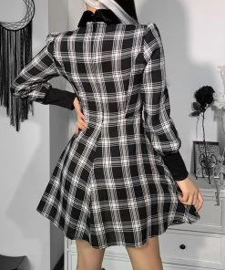 ALTERBABE CLOTHING Double Trouble Plaid Dress