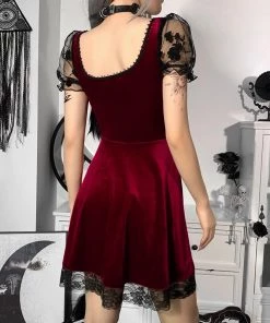 ALTERBABE CLOTHING Darkest Rose Mini Dress