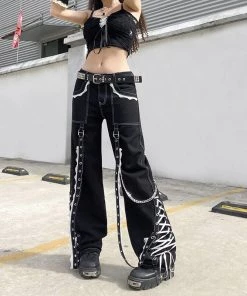 ALTERBABE Lace Me Up Pants