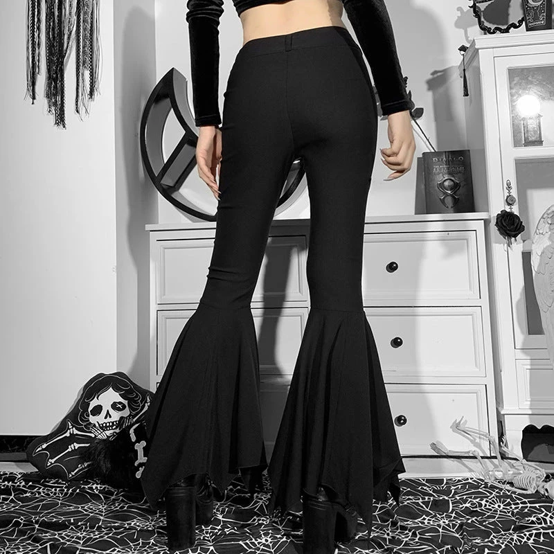 ALTERBABE Shadow Haunt Lace-Up Pants