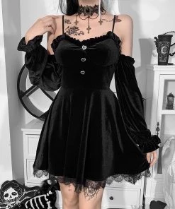 ALTERBABE Wicked Love Velvet Dress