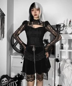 ALTERBABE Magical Manifestation Velvet Skirt CLOTHING