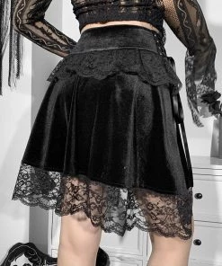 ALTERBABE Magical Manifestation Velvet Skirt CLOTHING