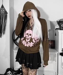 ALTERBABE Deadly Doom Zipper Hoodie