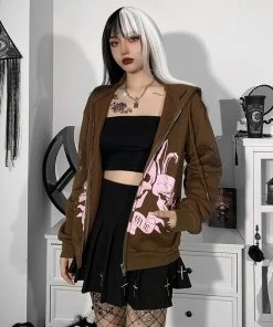 ALTERBABE Deadly Doom Zipper Hoodie