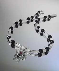 ALTERBABE Spider Secret Beads Choker