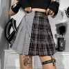 ALTERBABE Machiavellian Plaid Mini Skirt CLOTHING