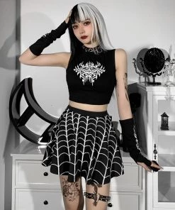ALTERBABE Trapped You Flare Skirt