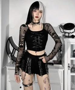 ALTERBABE CLOTHING Wicked Daze Distressed Shorts