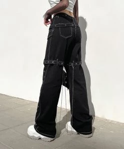 ALTERBABE Chaos Inside Buckle Pants NEW