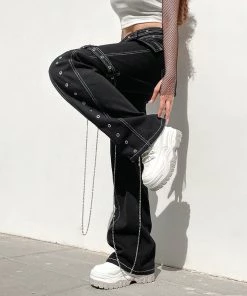 ALTERBABE Chaos Inside Buckle Pants NEW