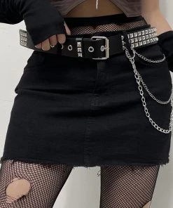 ALTERBABE NEW Untamed Heart Chain Skirt