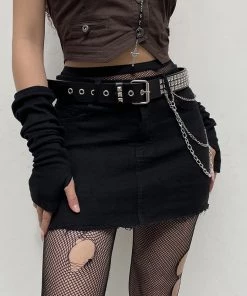 ALTERBABE NEW Untamed Heart Chain Skirt