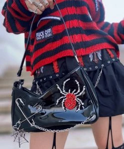 ALTERBABE NEW Spider Bites Baguette Bag