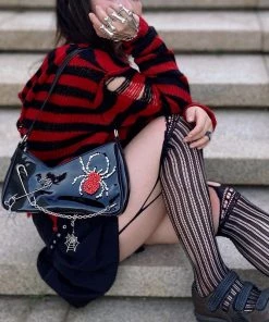 ALTERBABE NEW Spider Bites Baguette Bag