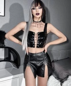 ALTERBABE Dark Magic Patent Top NEW