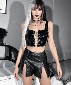 ALTERBABE Dark Magic Patent Top NEW