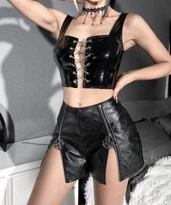 ALTERBABE NEW Sin With Me Pentagram Shorts